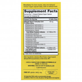 Renew Life, Ultimate Flora™, пробиотик для ежедневного приёма, 60 веганских капсул с отсроченным высвобождением в Москве - eco-herb.ru | фото