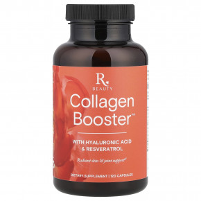 Reserveage Beauty, Collagen Booster ™ с гиалуроновой кислотой и ресвератролом, 120 капсул в Москве - eco-herb.ru | фото