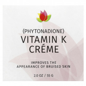 Reviva Labs, крем с витамином К, для всех типов кожи, 55 г (2 унции) в Москве - eco-herb.ru | фото