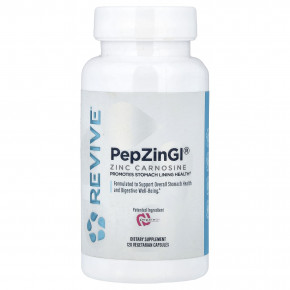 Revive, PepZinGI®, цинк и карнозин, 120 вегетарианских капсул в Москве - eco-herb.ru | фото