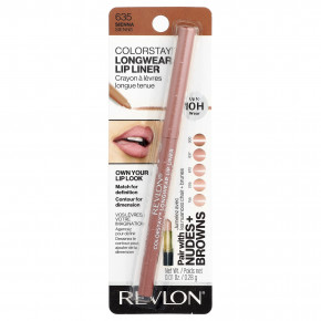 Revlon, Colorstay™, стойкий карандаш для губ, оттенок 635 сиенна, 0,28 г (0,01 унции) в Москве - eco-herb.ru | фото