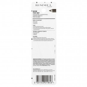 Rimmel London, Brow This Way, профессиональный карандаш для бровей, 001 темно-коричневый, 1,4 г (0,05 унции) в Москве - eco-herb.ru | фото