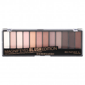 Rimmel London, Magnif'Eyes, палитра для контурирования глаз, оттенок 002 румян, 14,2 г (0,5 унции) - описание