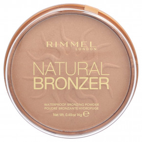 Rimmel London, Natural Bronzer, водостойкая бронзирующая пудра, 027 Sun Dance, 14 г (0,49 унции) - описание | фото