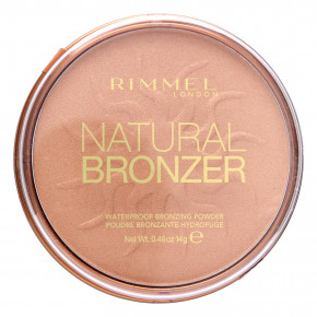Rimmel London, Natural Bronzer, водостойкая пудра-бронзер, оттенок 020 Sunshine, 14 г (0,49 унции) - описание | фото