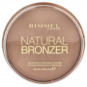 Rimmel London, Natural Bronzer, Waterproof Bronzing Powder, 022 Sun Bronze, 0.49 oz (14 g) в Москве - eco-herb.ru | фото