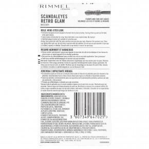 Rimmel London, Scdal Eyes, тушь для ресниц в стиле барокко, оттенок 003 насыщенный черный, 12 мл (0,41 жидк. унции) в Москве - eco-herb.ru | фото