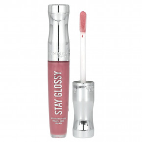 Rimmel London, Stay Glossy, блеск для губ, 470 Perfect Peony, 5,5 мл (0,18 унции) - описание