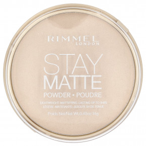 Rimmel London, Stay Matte, Lightweight Mattifying Powder, 011 Creamy Natural, 0.49 oz (14 g) в Москве - eco-herb.ru | изображение Rimmel London, Stay Matte, Lightweight Mattifying Powder, 011 Creamy Natural, 0.49 oz (14 g) в Москве - eco-herb.ru | фото