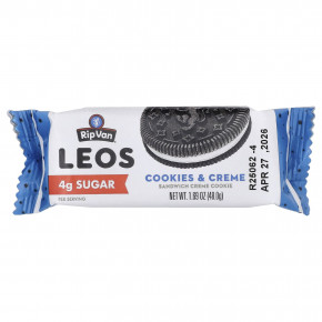 Rip Van Wafels, Leos, печенье с бутербродом и кремом, печенье и крем, 4 упаковки по 48 г (1,69 унции) в Москве - eco-herb.ru | изображение Rip Van Wafels, Leos, печенье с бутербродом и кремом, печенье и крем, 4 упаковки по 48 г (1,69 унции) в Москве - eco-herb.ru | фото