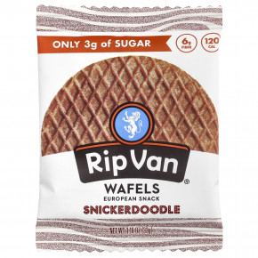 Rip Van Wafels, Snickerdoodle, 4 пакетика по 33 г (1,16 унции) в Москве - eco-herb.ru | фото