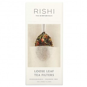 Rishi Tea, Loose Leaf Tea Filter Bags, 100 Bags в Москве - eco-herb.ru | фото
