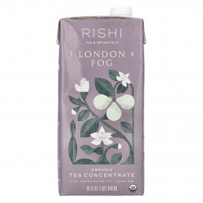 Rishi Tea, Органический чайный концентрат, London Fog, 946 мл (32 жидк. унц.) - описание