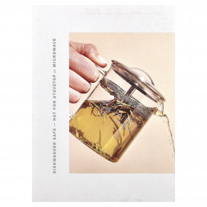 Rishi Tea, Simple Brew ™, заварочный чайник из боросиликатного стекла, 400 мл (13,5 жидк. Унции) (Товар снят с продажи) в Москве - eco-herb.ru | фото