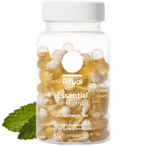 Ritual, Essential for Women, мультивитамины для женщин старше 18 лет, с мятным вкусом, 60 веганских капсул в Москве - eco-herb.ru | изображение Ritual, Essential for Women, мультивитамины для женщин старше 18 лет, с мятным вкусом, 60 веганских капсул в Москве - eco-herb.ru | фото