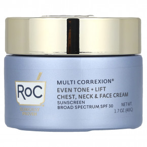 RoC, Multi Correxion®, Even Tone + Lift, крем для груди, шеи и лица, SPF 30, 48 г (1,7 унции) в Москве - eco-herb.ru | фото