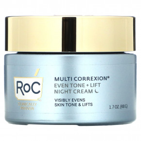 RoC, Multi Correxion®, Even Tone + Lift, ночной крем, 48 г (1,7 унции) - описание | фото