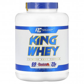 Ronnie Coleman, Signature Series, King Whey, клубничный чизкейк, 2,3 кг (5 фунтов) - описание