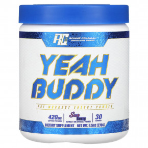 Ronnie Coleman, Signature Series, Yeah Buddy, энергетический порошок перед тренировкой, с кислинкой, 270 г (9,5 унции) в Москве - eco-herb.ru | фото