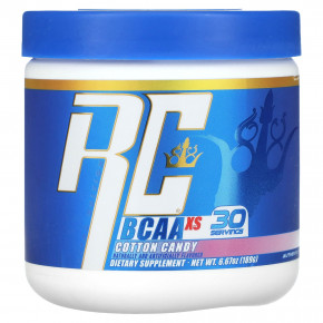 Ronnie Coleman, Vital Edition, BCAA XS, аминокислоты с разветвленной цепью, со вкусом сладкой ваты, 189 г (6,67 унции) в Москве - eco-herb.ru | фото