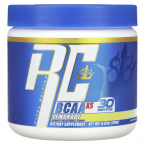 Ronnie Coleman, Vital Edition, BCAA XS, добавка со вкусом лимонада, 189 г (6,67 унции) - описание