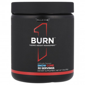 Rule One Proteins, Burn ™, Thermo Weight Management, снежный конус, 210 г (7,41 унции) в Москве - eco-herb.ru | изображение Rule One Proteins, Burn ™, Thermo Weight Management, снежный конус, 210 г (7,41 унции) в Москве - eco-herb.ru | фото