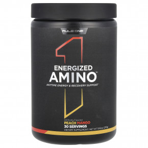 Rule One Proteins, Energized Amino, аминокислоты, персик и манго, 270 г (9,52 унции) - описание