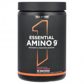 Rule One Proteins, Essential Amino 9, фруктовый пунш, 330 г (11,64 унции) - описание