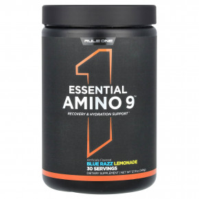 Rule One Proteins, Essential Amino 9, лимонад с голубой малиной, 345 г (12,17 унции) - описание