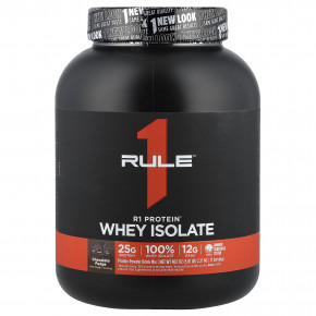 Rule One Proteins, R1 Protein™, сывороточный изолят, со вкусом шоколадной помадки, 2,27 кг (5,01 фунта) - подробнее Rule One Proteins, R1 Protein™, сывороточный изолят, со вкусом шоколадной помадки, 2,27 кг (5,01 фунта) - описание