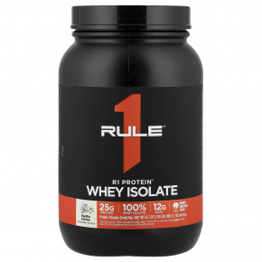 Rule One Proteins, R1 Protein™, сывороточный изолят, со вкусом ванильного крема, 900 г (1,98 фунта) - подробнее Rule One Proteins, R1 Protein™, сывороточный изолят, со вкусом ванильного крема, 900 г (1,98 фунта) - описание