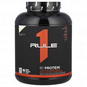 Rule One Proteins, R1 протеиновая смесь для приготовления напитка, со вкусом ванильного крема, 2,28 кг (5,03 фунта) - описание