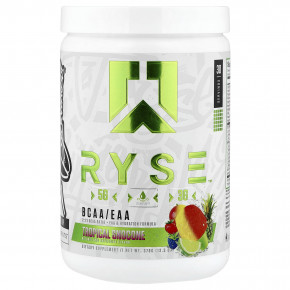 RYSE, BCAA/EAA, тропические фрукты, 378 г (13,3 унции) - описание | фото