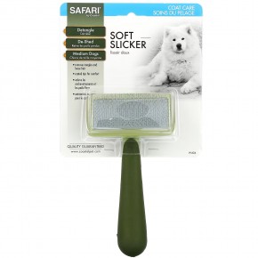 Safari, Мягкая щетка для собак среднего размера, 1 гладильная щетка в Москве - eco-herb.ru | фото