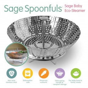 Sage Spoonfuls, Baby, Eco Steamer, 1 шт. в Москве - eco-herb.ru | фото