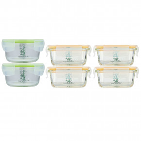 Sage Spoonfuls, жесткие стеклянные баночки для детского питания, комбинированная упаковка, 6 шт. (Товар снят с продажи) в Москве - eco-herb.ru | фото