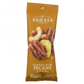 Sahale Snacks, глазированная смесь, со вкусом банана и рома, 9 пакетиков по 42,5 г (1,5 унции) в Москве - eco-herb.ru | фото