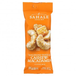 Sahale Snacks, Глазированная смесь, мандарин, ваниль, кешью и макадамия, 9 пакетиков, 42,5 г (1,5 унции) каждый в Москве - eco-herb.ru | фото