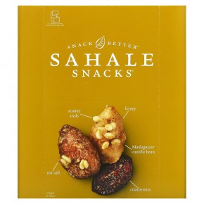 Sahale Snacks, Глазированная смесь, миндаль в меде, 9 пакетиков, 1,5 унции (42,5 г) каждый в Москве - eco-herb.ru | фото