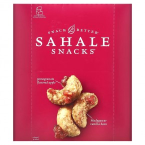 Sahale Snacks, Глазированные орехи, кешью с гранатом + ваниль, 9 пачек по 1,5 унции (42,5 г) - описание