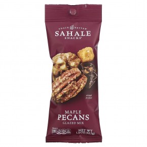 Sahale Snacks, Глазированный батончик, кленовые орехи и пекан, 9 упаковок, 1,5 унции (42,5 г) в Москве - eco-herb.ru | фото