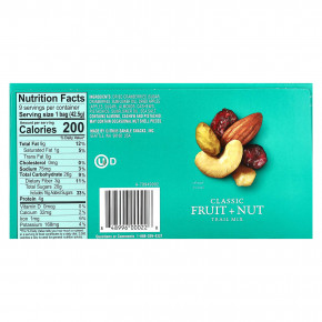 Sahale Snacks, смесь орехов и сухофруктов, классические фрукты и орехи, 9 пакетиков по 42,5 г (1,5 унции) в Москве - eco-herb.ru | фото