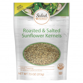 Salad Pizazz!, Roasted & Salted Sunflower Kernels, Salad Topping, 7.5 oz (213 g) в Москве - eco-herb.ru | фото