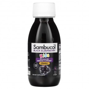 Sambucol, сироп из черной бузины, для детей от 2 лет, со вкусом ягод, 120 мл (4 жидк. унции) в Москве - eco-herb.ru | фото
