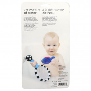 Sassy, игрушка для купания, Catch 'n Count, сачок, для детей от 6 месяцев, набор из 4 предметов в Москве - eco-herb.ru | фото