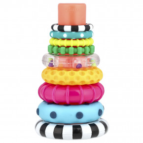 Sassy, Stack of Circles ™, кольцевой укладчик, от 6 месяцев, набор из 10 предметов в Москве - eco-herb.ru | фото