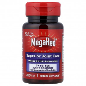 Schiff, MegaRed®, превосходная добавка для здоровья суставов, 60 капсул в Москве - eco-herb.ru | фото