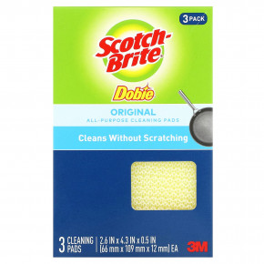 Scotch-Brite, Dobie, оригинальные универсальные чистящие салфетки, 3 шт. - описание | фото