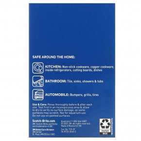 Scotch-Brite, Dobie, оригинальные универсальные чистящие салфетки, 3 шт. (Товар снят с продажи) в Москве - eco-herb.ru | фото