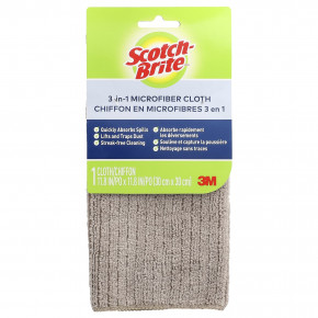 Scotch-Brite, Ткань из микрофибры 3-в-1, 1 шт. (Товар снят с продажи) в Москве - eco-herb.ru | фото